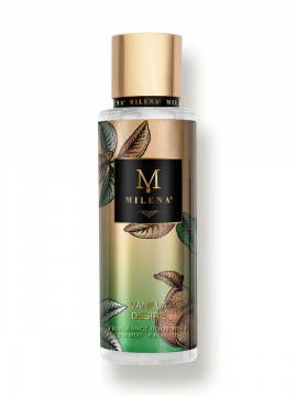 19 Мист парфюмированный."VANILLA DESIRE" FRAGRANCE BODY MIST MILENA 250ML