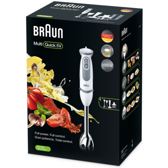 Погружной блендер «Braun» MQ5237WH, 0X22111346