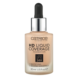 Основа тональная «Catrice» HD Liquid Coverage Foundation, тон 020, 30 мл