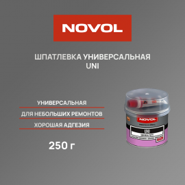 Шпатлевка универсальная NOVOL UNI - 0.25 кг