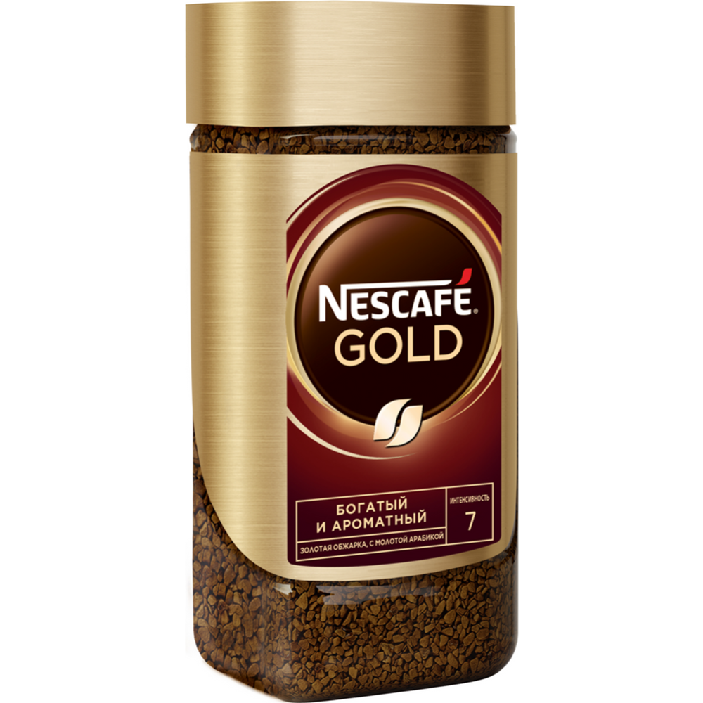 Кофе растворимый «Nescafe Gold», с добавлением молотого, 95 г #1