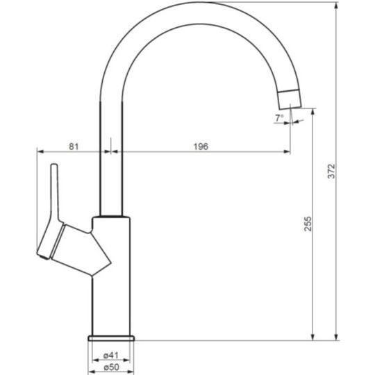 Смеситель «Damixa» Eclipse DX310720400