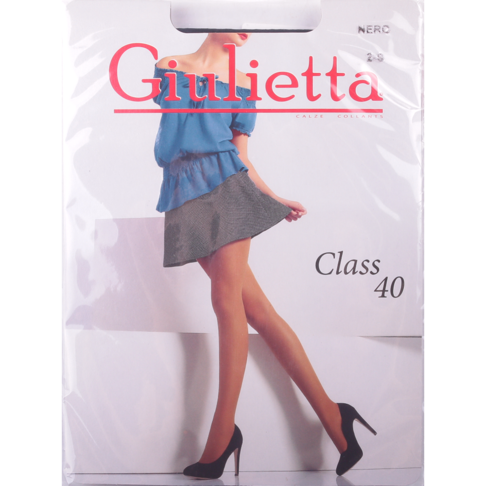 Колготки женские «Giulietta» Class, 40 den, nero, размер 2