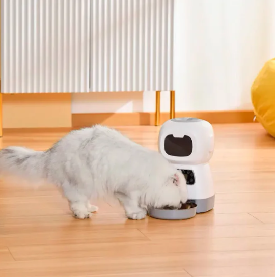 Умная автоматическая кормушка для котов и собак Elf Automatic Pet feeder с Wi-Fi и управлением через телефон