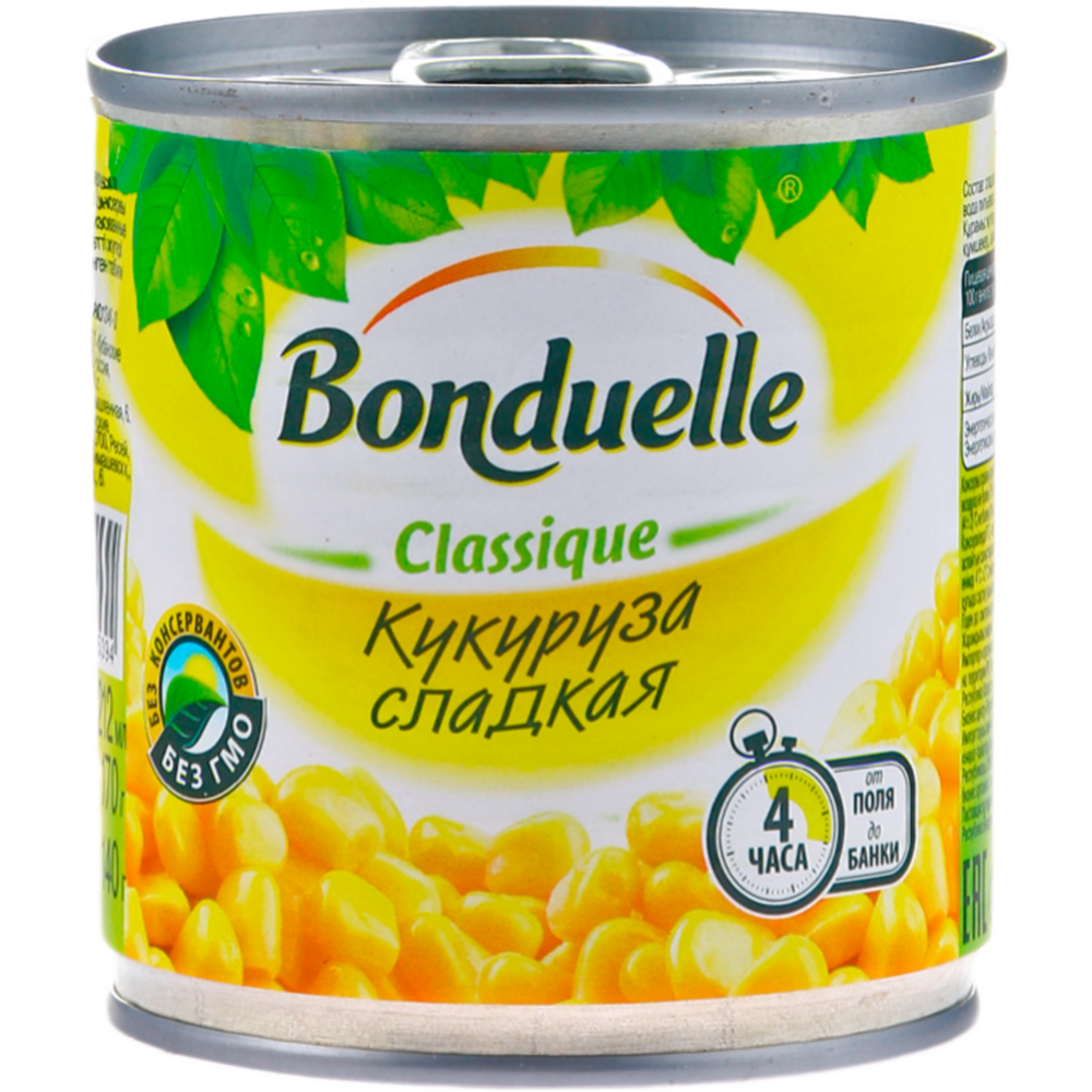 Ку­ку­ру­за кон­сер­ви­ро­ван­ная «Bonduelle» слад­кая, 170 г