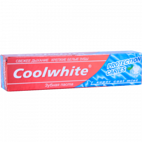 Зубная паста «Coolwhite» protection caries, 120 г.