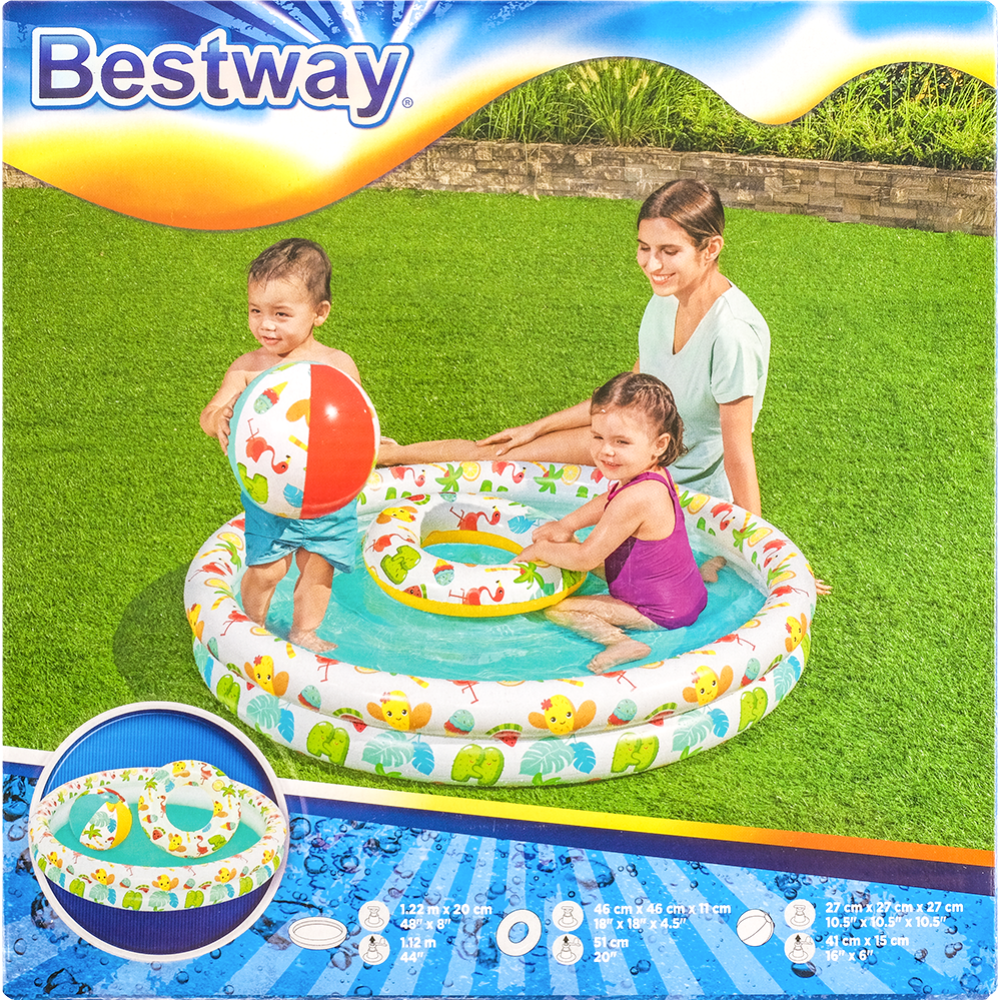 Набор для плавания надувной «Bestway» игровой, 51124