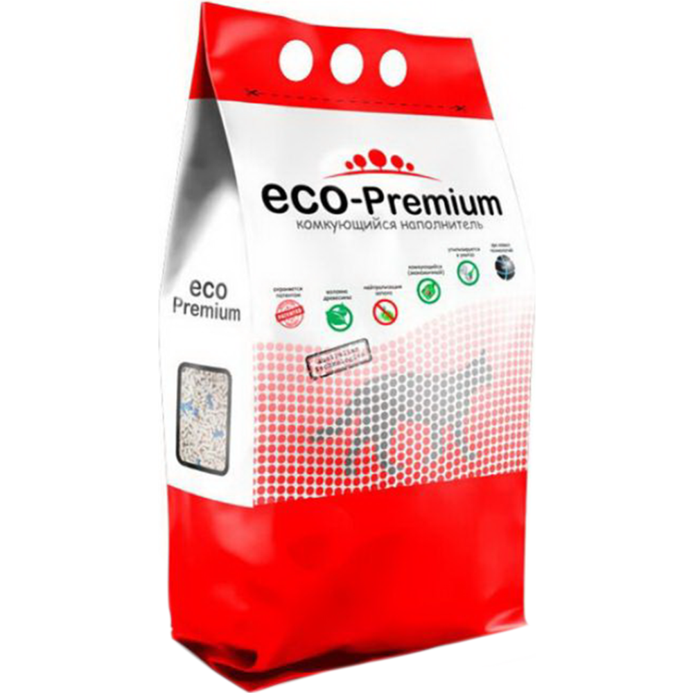 Наполнитель для туалета «ECO-Premium» древесный, blue, 55 л