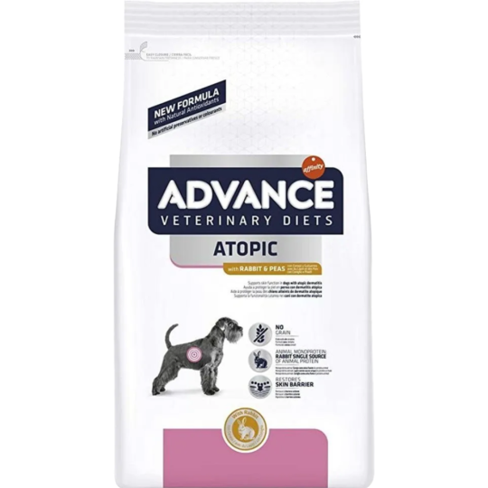 Корм для собак «Advance» VetDiet Atopic, кролик, 3 кг