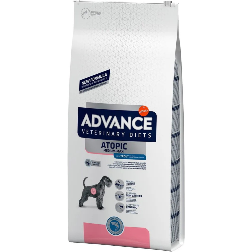 Корм для собак «Advance» VetDiet Atopic, форель, 7.5 кг