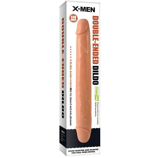 Двухголовый фаллоимитатор X-Men Double-Ended Dildo 49 см