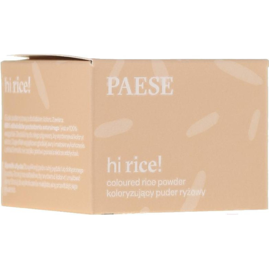 Пудра «Paese» Hi!Rice Rice coloring Powder, тон 20 - натуральный, 19373, 10 г