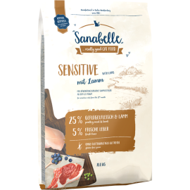 Корм для кошек «Sanabelle Sensitive» с ягненком, 10 кг