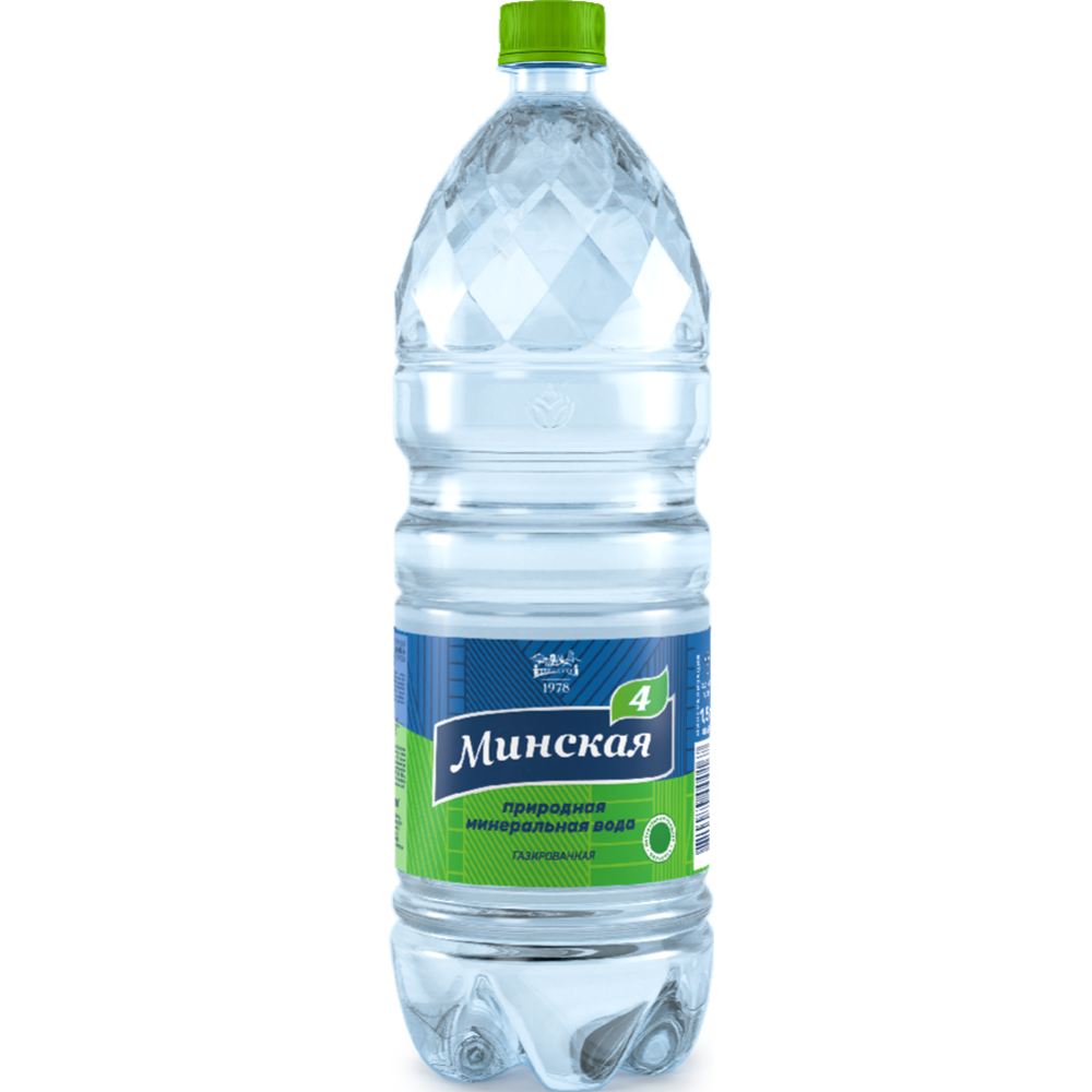 Вода минеральная «Минская-4» газированная, 1.5 л #0