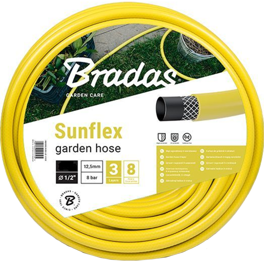 Шланг садовый «Bradas» Sunflex 5/8/WMS5/830, 30 м