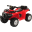 Картинка товара Электроквадроцикл «Pituso» 5258, красный, 78х50х47 см