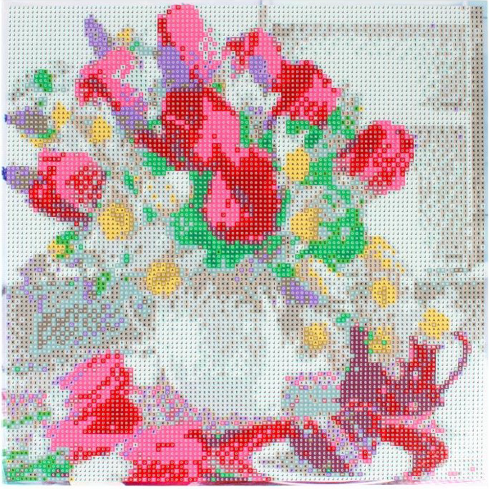 Алмазная вышивка «Darvish» Букет цветов, DV-13760-4, 30х30 см