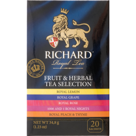 Чайное ассорти «Richard» Fruit & Herbal, 20 шт, 34.8 г