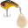 Картинка товара Тейл-спиннер «Rapture» Mad Rusher Spintail Jig Yellow Runner, 188-21-708, 10 г