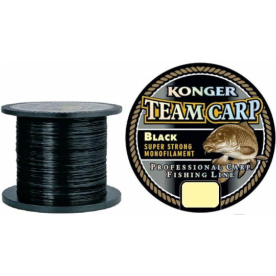 Леска рыболовная «Konger» Team Carp Black, 228001025, 1000 м, 0.25 мм