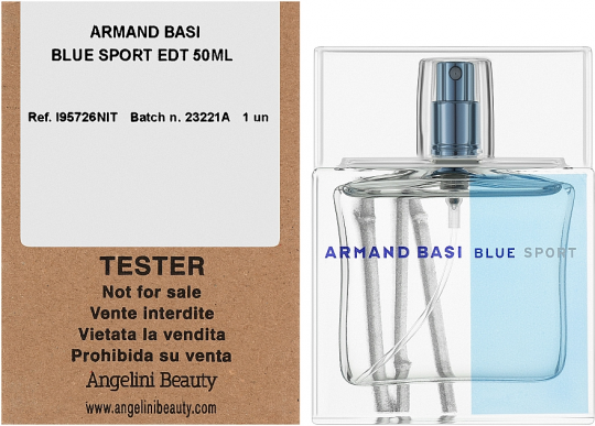 Туалетная вода "Armand basi" blue sport 50 ml Тестер Оригинальная парфюмерия