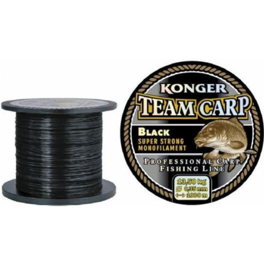 Леска рыболовная «Konger» Team Carp Black, 228001035, 1000 м, 0.35 мм