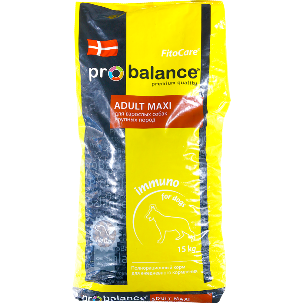 Корм для собак «ProBalance» крупных пород, 15 кг