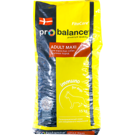 Корм для собак «ProBalance» крупных пород, 15 кг