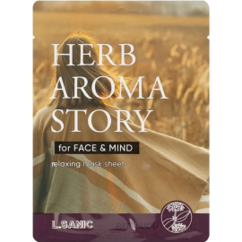 Маска для лица «L.Sanic» Herb Aroma Story, с экстрактом пачули и эффектом ароматерапии, 25 мл