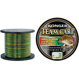 Леска рыболовная «Konger» Team Carp Camou Rainbow, 235001025, 1000 м, 0.25 мм