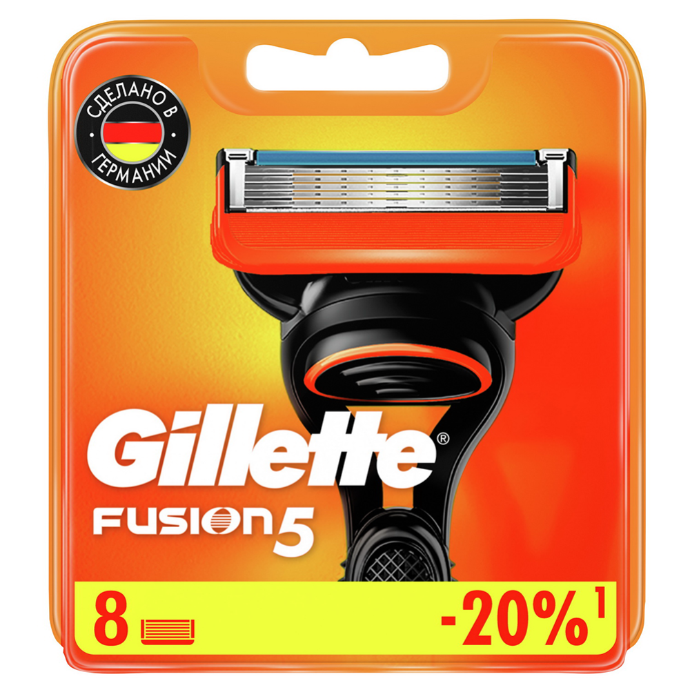 Сменные кассеты для бритья «Gillette» Fusion, 8 шт #5