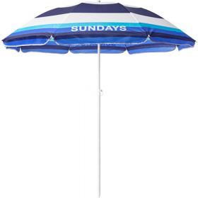 Зонт пляж­ный «Sundays» HYB1811, синий/белый