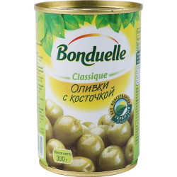 Оливки «Bonduelle» с ко­сточ­кой, 300 г