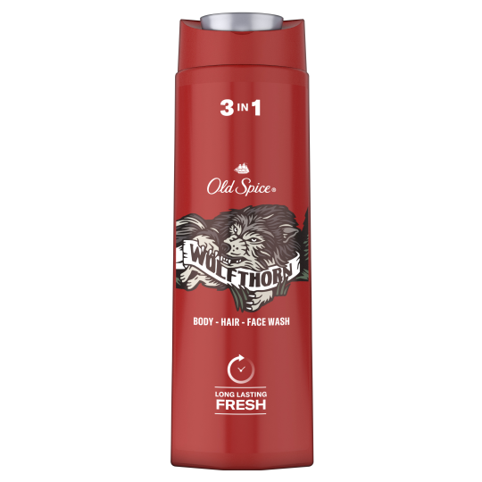 Гель для душа + шам­пунь 3 в 1 муж­ской Old Spice Wolfthorn 2 шт. х 400 мл