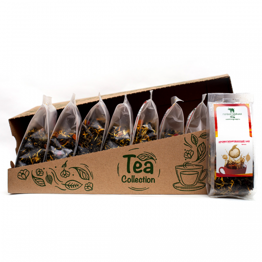 Чай "Айва с персиком" - чай черный листовой, 800г. Первая Чайная компания (ПЧК)