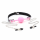 Розовый силиконовый кляп с зажимами для сосков и замочком
