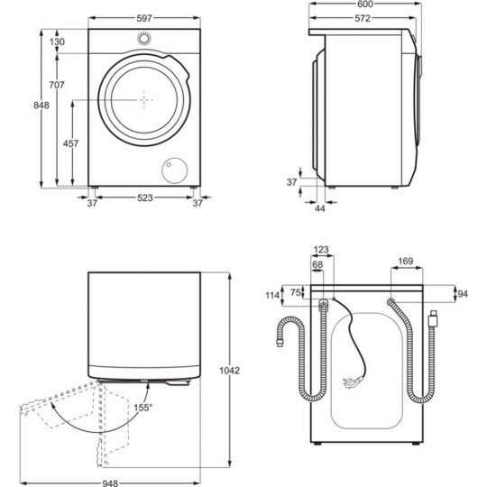 Стиральная машина «Electrolux» EW8FN248B