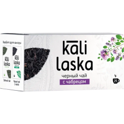 Чай черный «Kali Laska» с ча­бре­цом, 25 саше-па­ке­тов по 2 г, 50 г