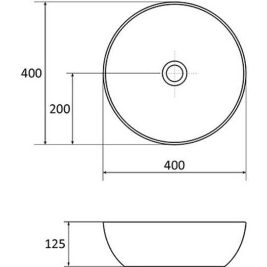 Умывальник «Ravak» Uni Slim 40 B, XJX01140003