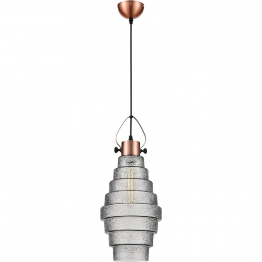 Подвесной светильник «Vele Luce» Genio, VL5402P11, медь/черный