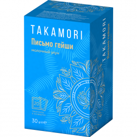 Чай зеленый «Takamori» Письмо гейши, молочный улун, 20х1.5 г