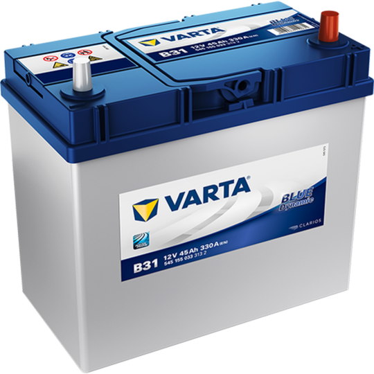 Аккумулятор автомобильный «Varta» Blue Dynamic B31, 545155033, 45 А/ч, 238x129x227 мм