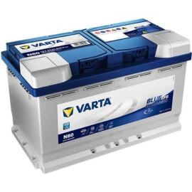 Аккумулятор автомобильный «Varta» Blue Dynamic EFB, 580500080, 80 А/ч, 315x175x190 мм