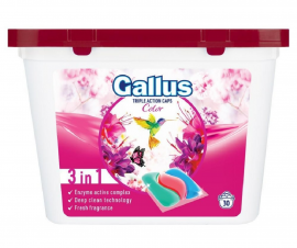 Капсулы для стирки цветного Gallus color 3 в 1 (30 штук)