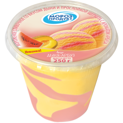Мо­ро­же­ное «Мо­роз­про­дук­т» дыня-арбуз, 250 г
