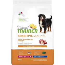 Корм для собак «Trainer» Sensitive Medium&Maxi Adult No Gluten, утка, 3 кг