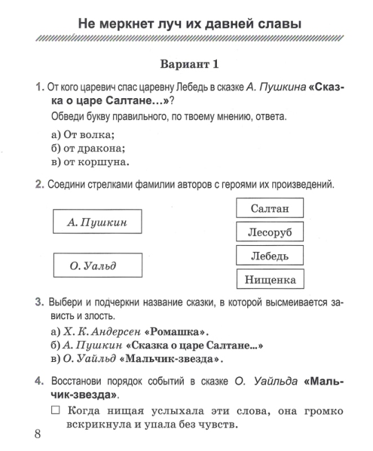 Русская литература (литературное чтение). 4 класс. Тематический контроль. Школьная программа (2024) Е.В. Зинкевич, Н.В. Неборская, "Сэр-Вит"