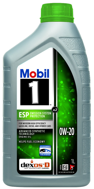 Масло моторное для л/а; Mobil 1 ESP X2 0w20, 1л