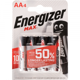 Эле­мен­ты пи­та­ния «Energizer Max» LR6/AA BP4
