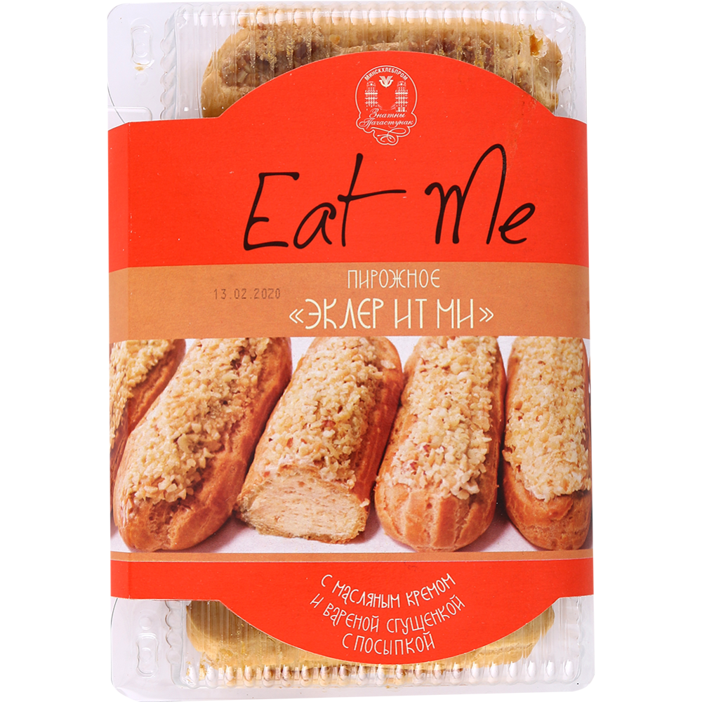 Набор пирожных «Eat Me» Эклер с масляным кремом, вареной сгущенкой, 250 г #0